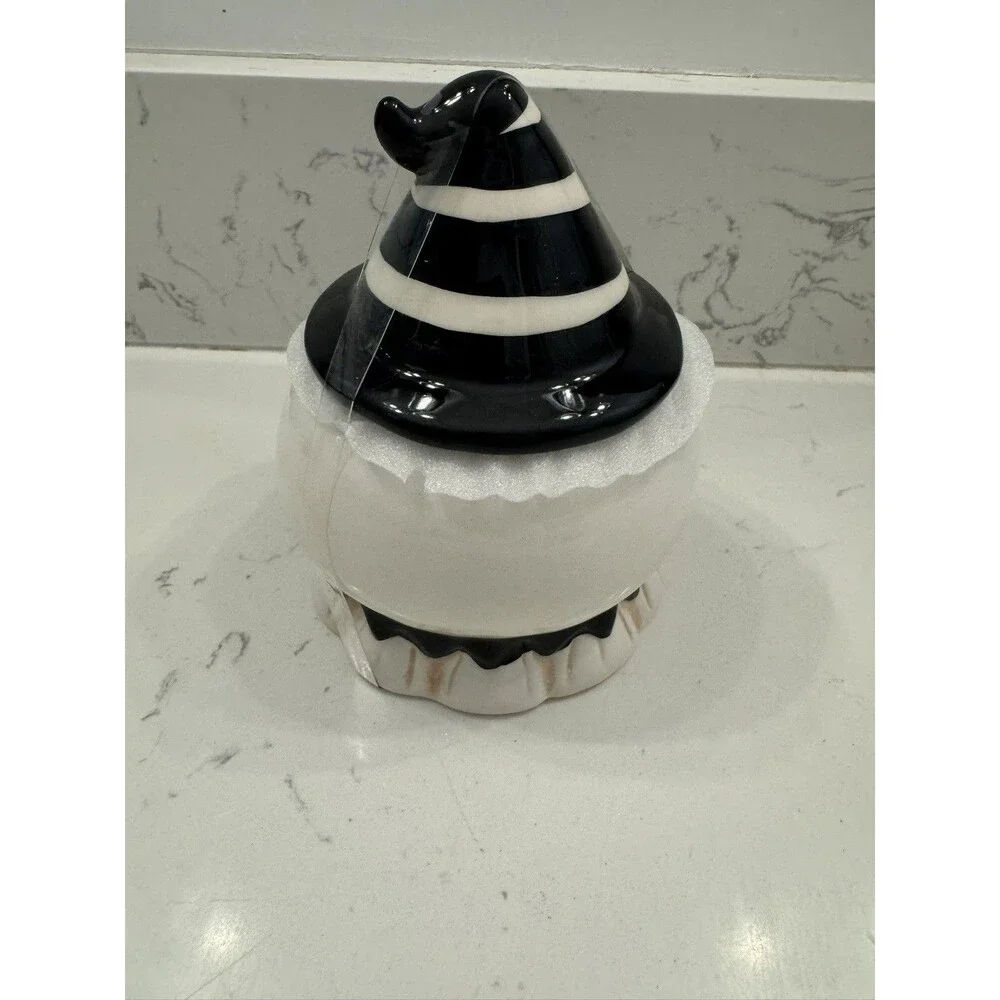 Johanna Parker Gus The Ghost Small Canister Witch Hat Candy Jar NEW